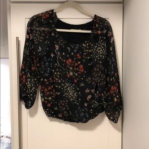 Alice and Olivia off the shoulder top